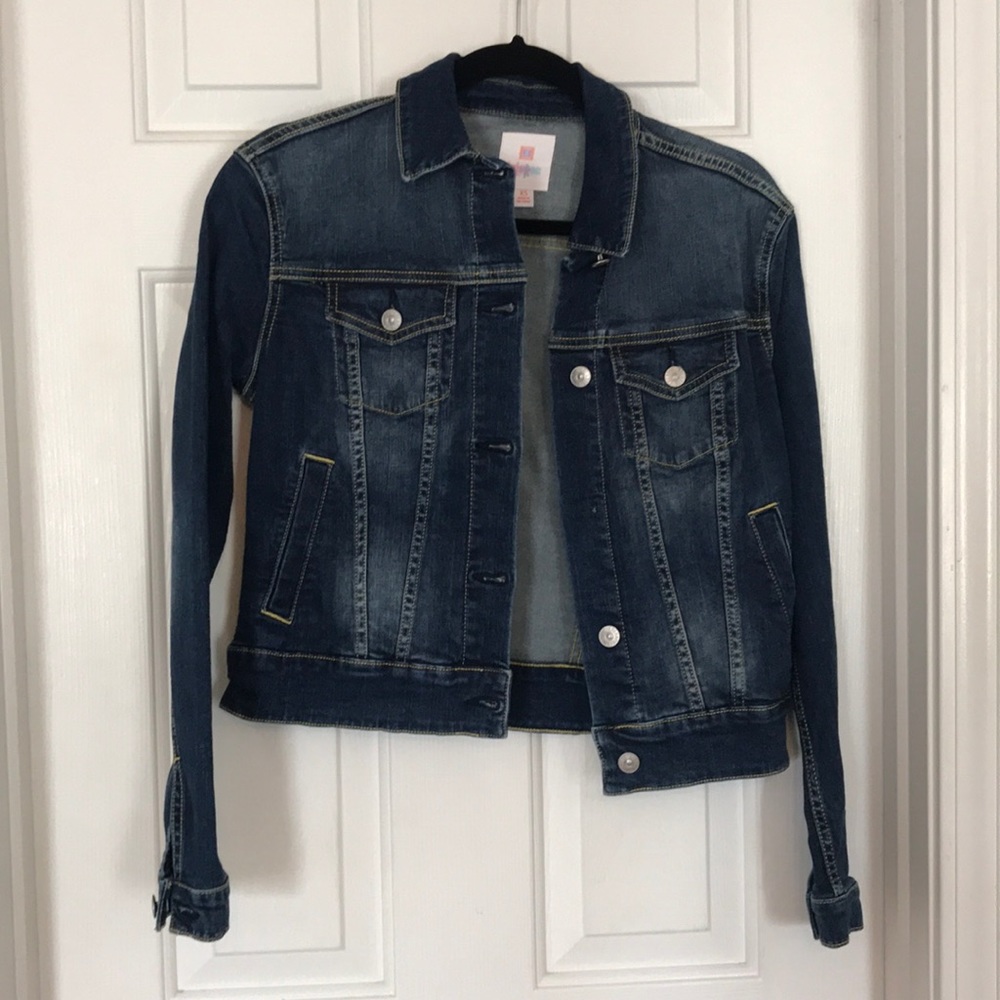 LuLaRoe Harvey denim jacket